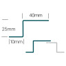 profix z-angle extrusion – high, pfzah, installation & fixing